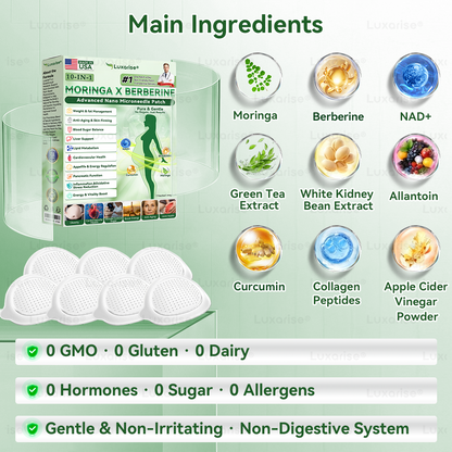 𝐋𝐔𝗫𝐀𝙍𝐈𝑆𝐄® 𝑴𝒐𝒓𝒊𝒏𝒈𝒂 & 𝑩𝒆𝒓𝒃𝒆𝒓𝒊𝒏𝒆 𝟏𝟎-𝐈𝐍-𝟏 𝐀𝐝𝐯𝐚𝐧𝐜𝐞𝐝 𝐍𝐚𝐧𝐨 𝐌𝐢𝐜𝐫𝐨𝐧𝐞𝐞𝐝𝐥𝐞 𝐏𝐚𝐭𝐜𝐡🩹